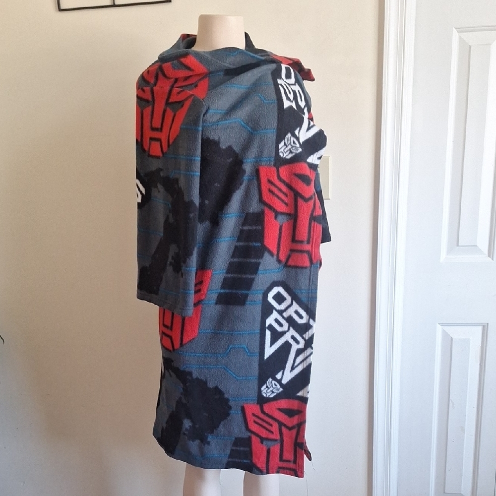 5/$20 Transformers Optimus Wearable Kids Fleece Blanket Poncho With Sleeves